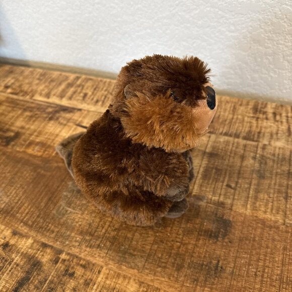 Cuddlekins Mini Beaver 8 Inch Stuffed Animal 10854 Tag Bent Realistic Toy Wild - Picture 5 of 8